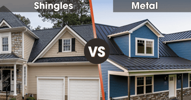 How to choose between a metal and shingle roof