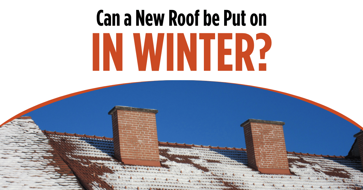 Can a new roof be put on in winter