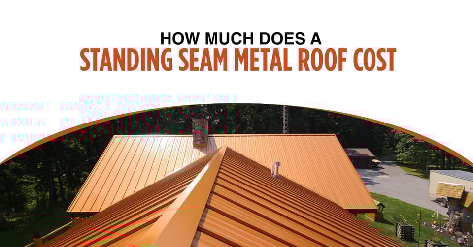 How much does a standing seam metal roof cost in central pa, Indiana, and Michigan