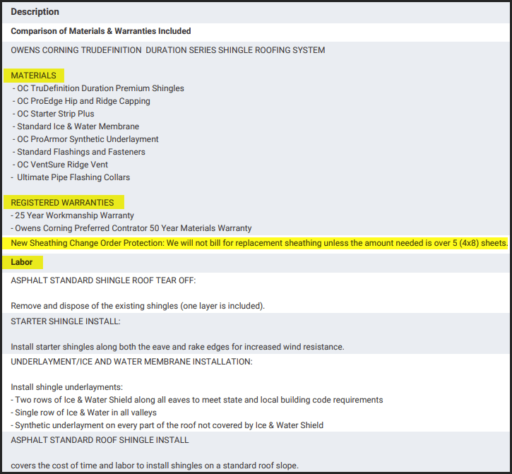 shingle roof replacement contract part 1-2