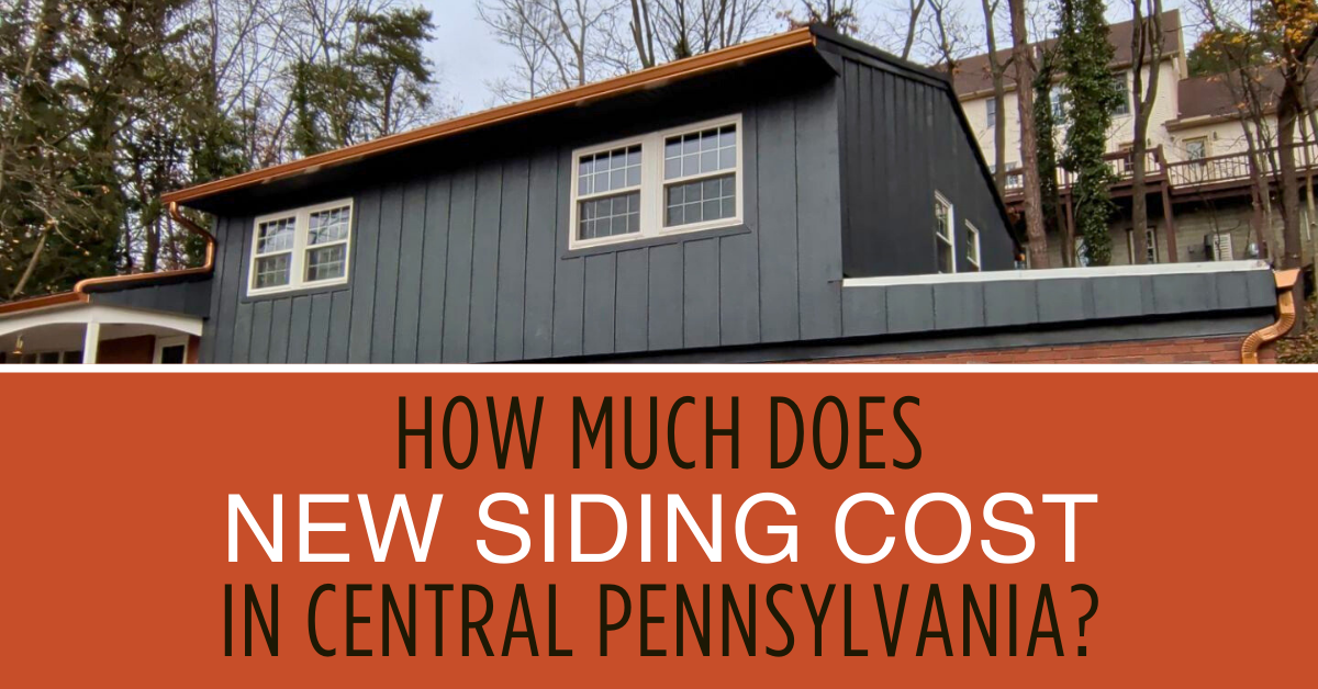 How Much Does New Siding Cost in Central Pennsylvania?