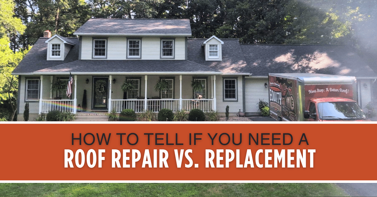 How to tell if you need a roof repair vs roof replacement