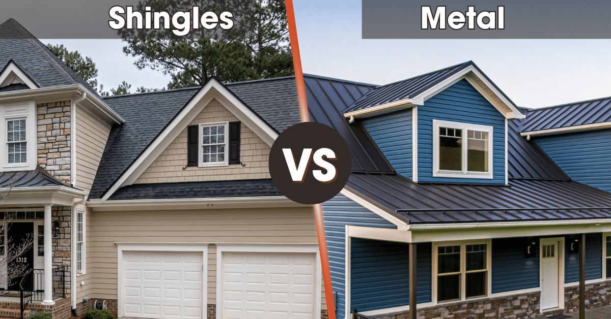 How to choose between a metal and shingle roof