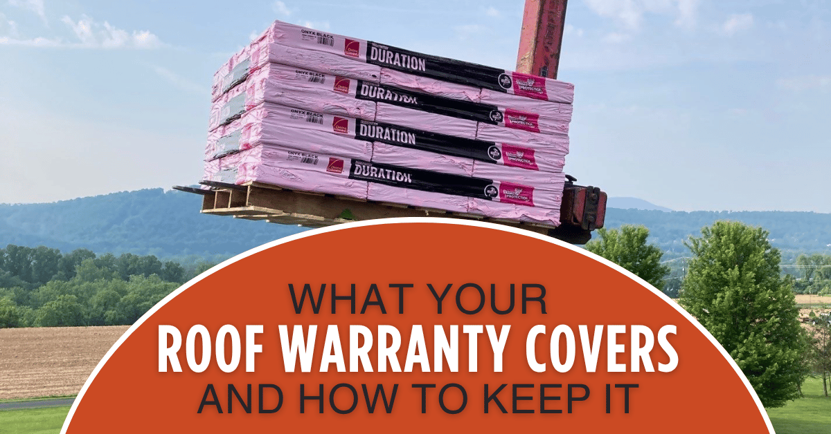 What's included with my roof warranty