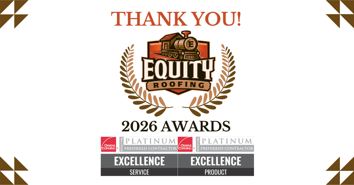 Equity Roofing Earns Two Owens Corning Awards for 2026