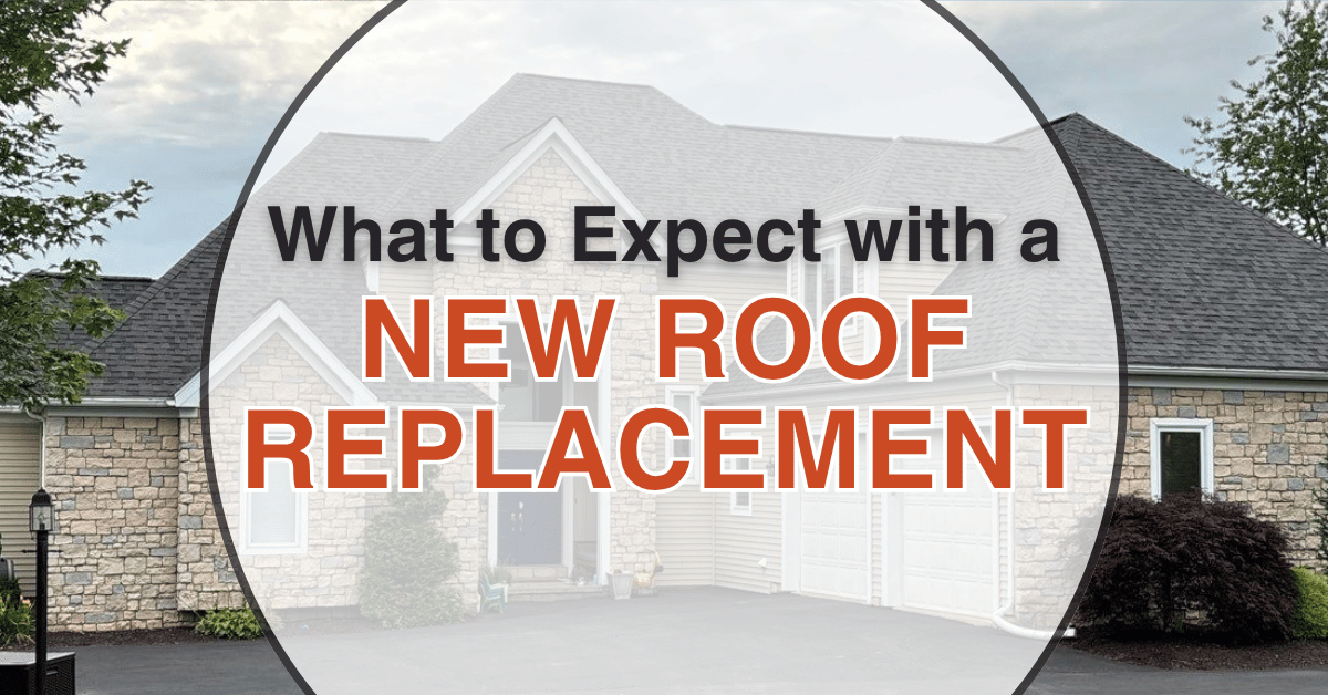 What happens during a roof replacement